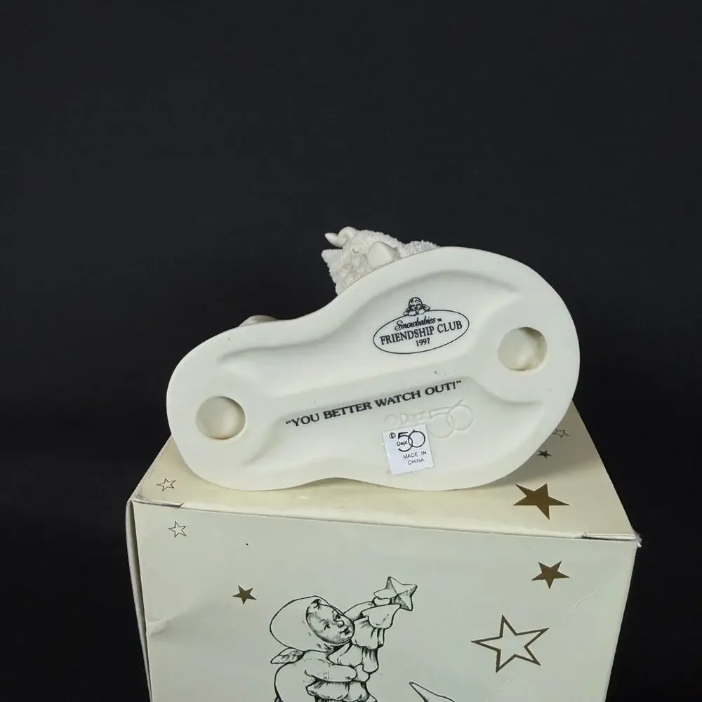 SnowBabies Dept 56 Friendship Club You Better Watch Out Figurine w/Box 5